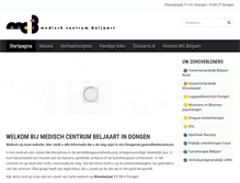 Tablet Screenshot of medischcentrumbeljaart.nl